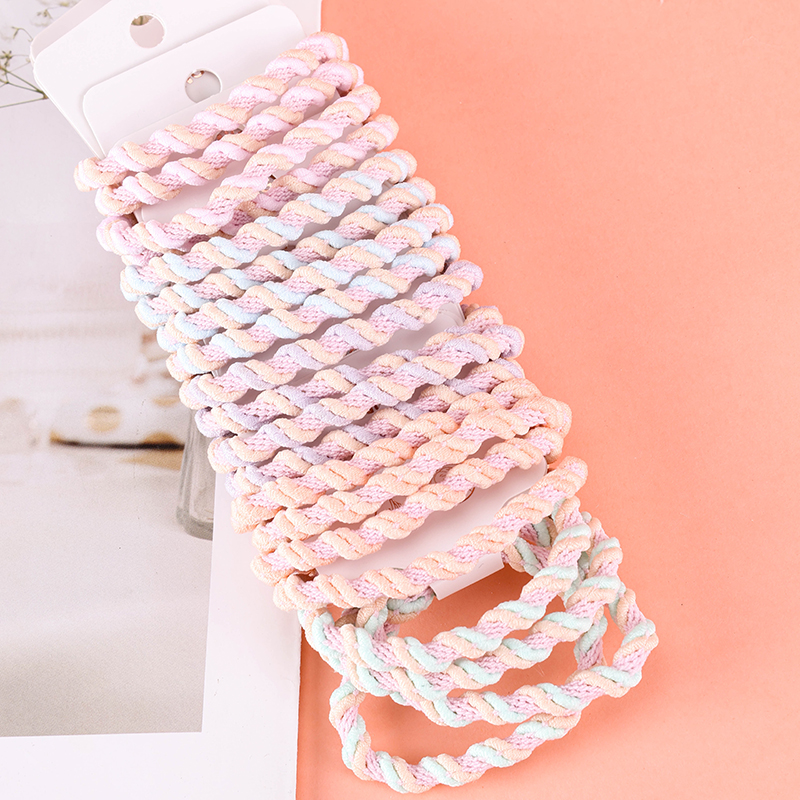Two Color Rolled Hair Bands