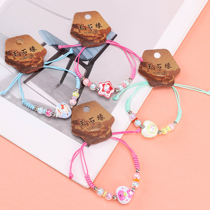 Cartoon Print Resin Bracelet 4021001290