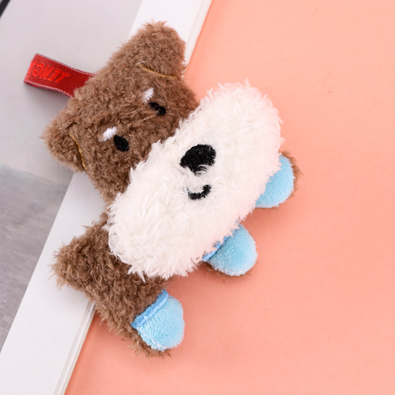 3D Dog Plush Bag Charm