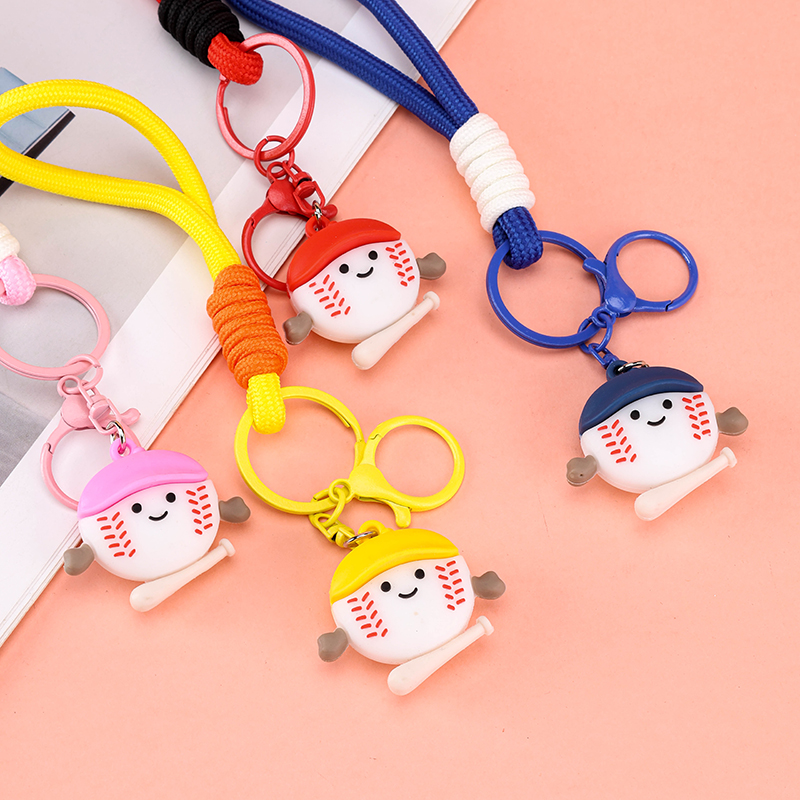 Cartoon Baseball Rope Charm