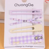 CG6公分彩色小鱼印花套装压夹 4