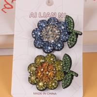ALN一对粘钻小花压夹 4