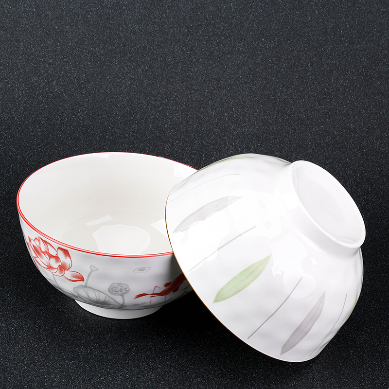 7 Inch Rain Stone Ceramic Bowl