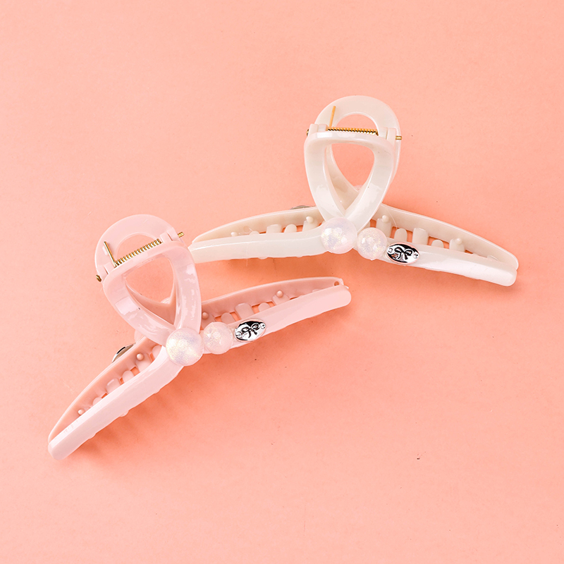 13 cm GPPS Hair Claw Clip Double Sided Colorful Bead 4011801285
