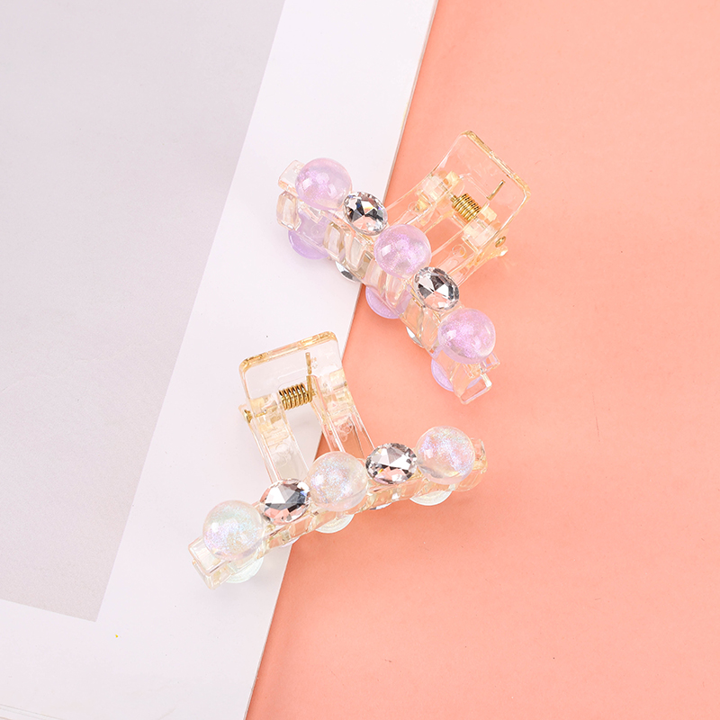 Mermaid Zircon Bead Medium Hair Claw Clip PS 4012000349