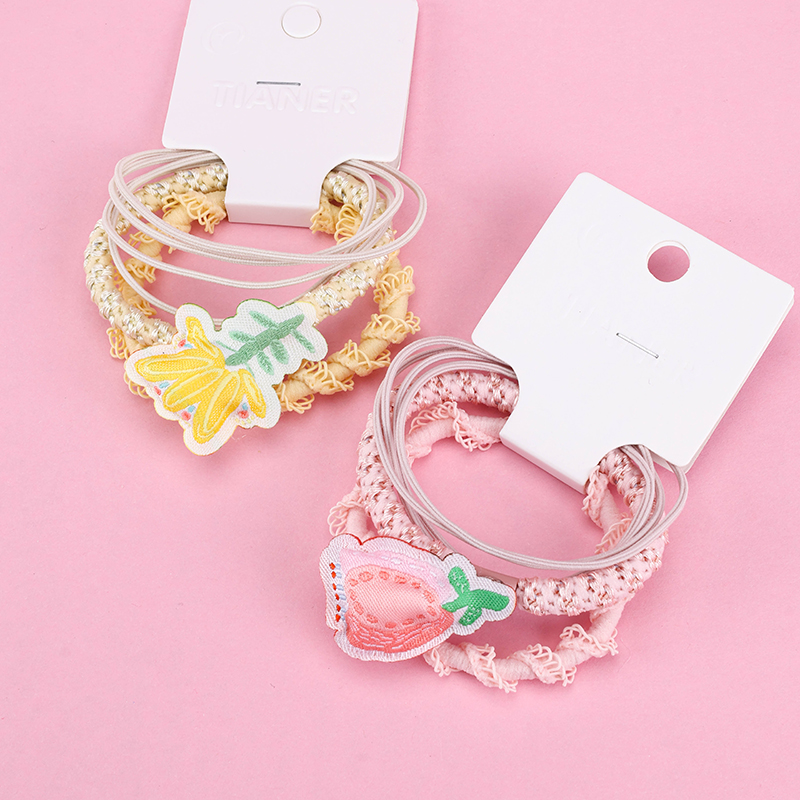 Three Color Cotton-Filled Hair Bands