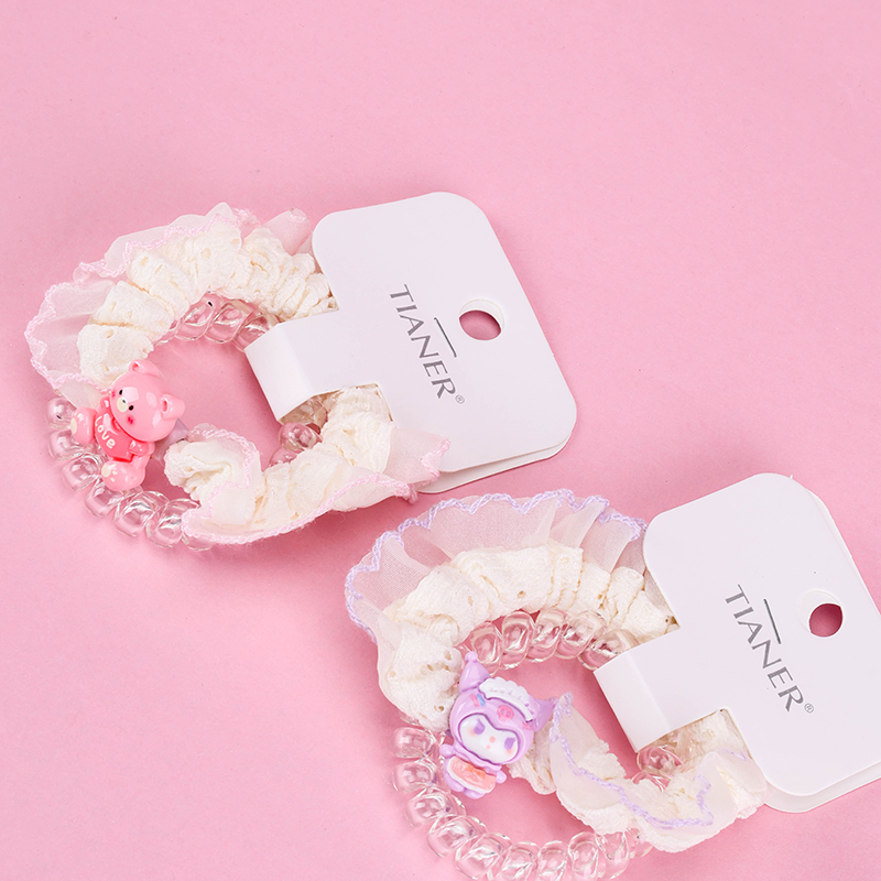 Spiral PUT Hair Ties Card Pack