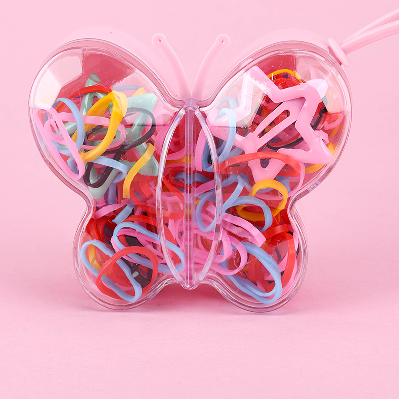 Butterfly Hook Pull Hair Ties Assorted