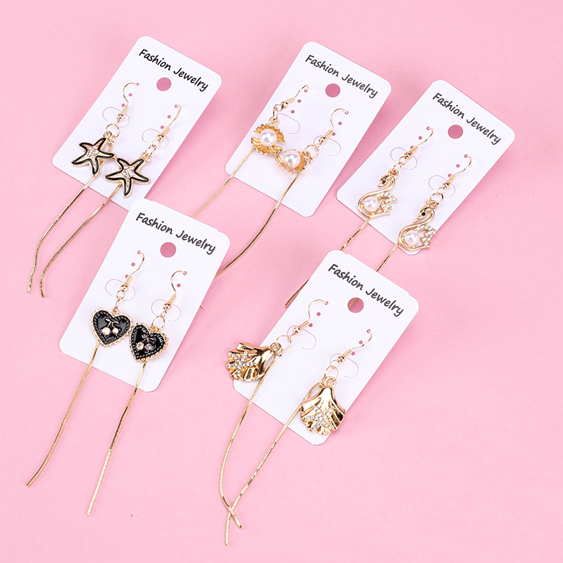 Long Bar Tassel Style Earring