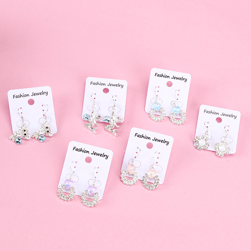 Long Bar Zircon Rhinestone Earring