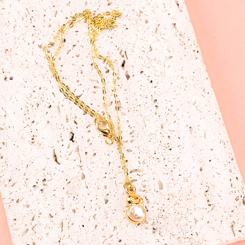 Gold Cat's Eye Gourd Necklace