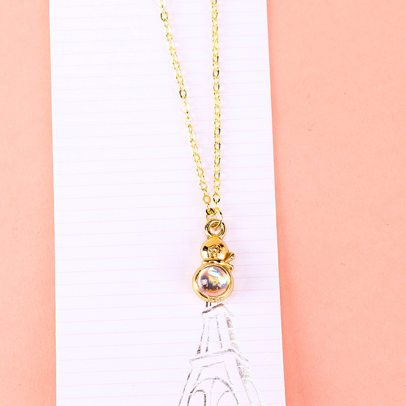 Gold Cat's Eye Gourd Necklace