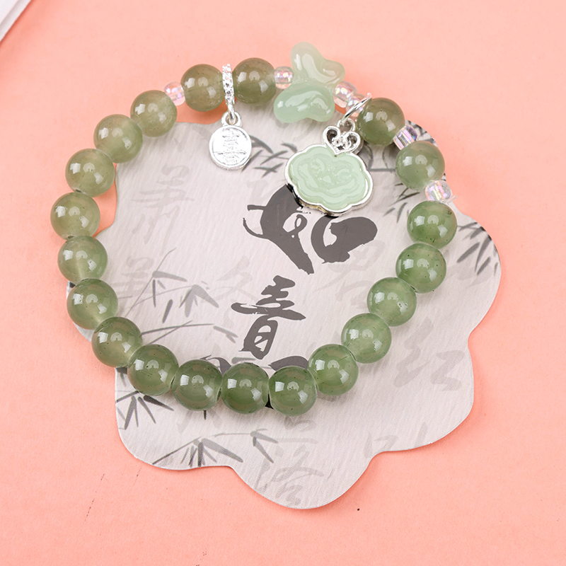 Jade Style Butterfly Bracelet ZY-8010 Glass 4021001293