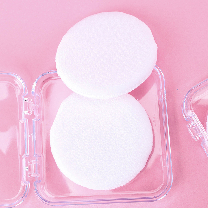 Two Flocked Makeup Sponges