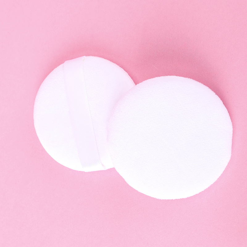 Two Flocked Makeup Sponges