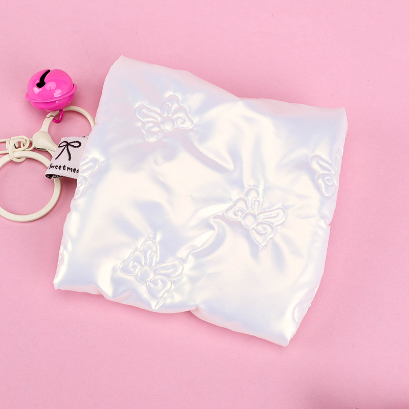 Shiny Butterfly Keychain Pouch