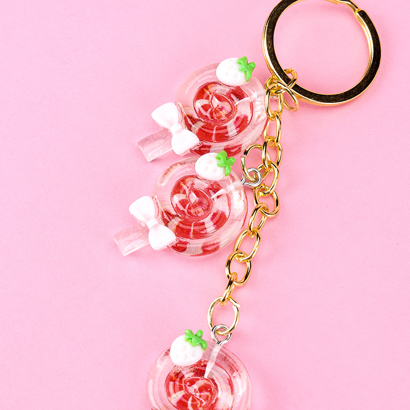 Cartoon Fruit Lollipop Charm