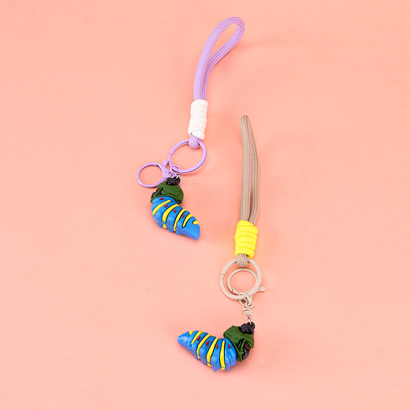 Caterpillar Round Rope Charm