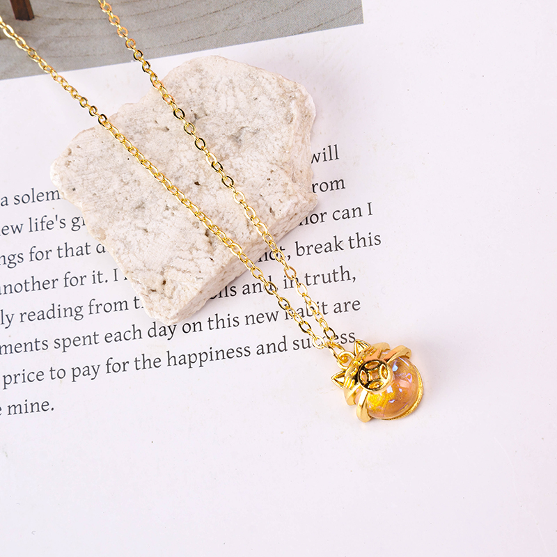 Gold Cat's Eye Necklace