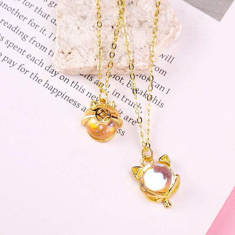 Gold Cat's Eye Necklace