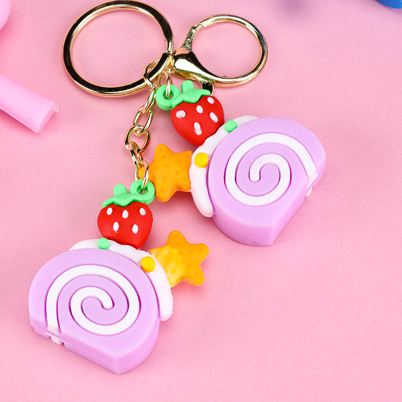 Cartoon Swiss Roll Hammer Charm