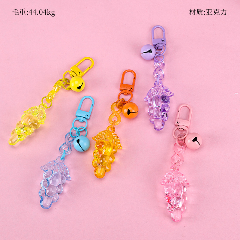 Crystal Grape Charm