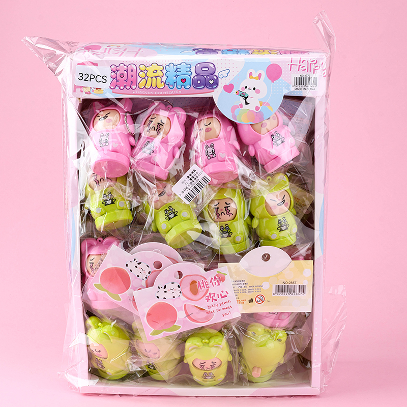 Cartoon Changing Face Frog Charm