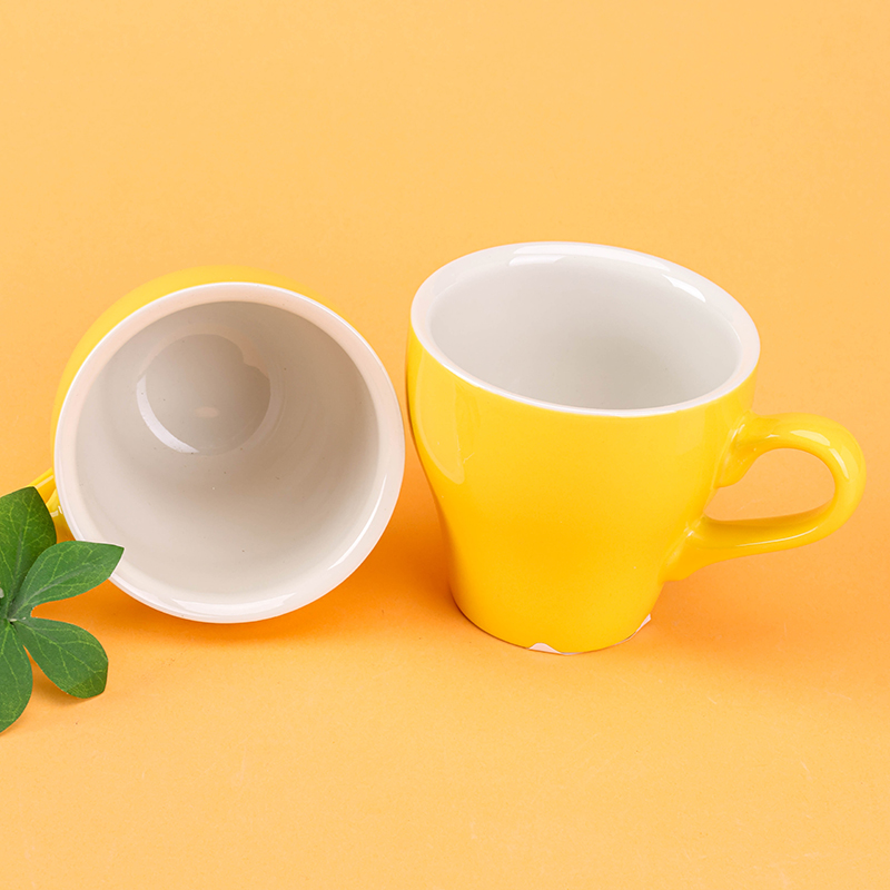 C4121A Color Glaze Ceramic Cup Color Random