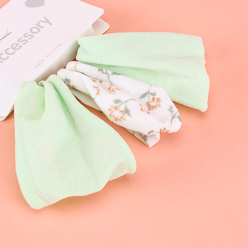 Printed Cotton Hair Bands Set
