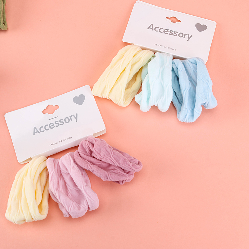 Wavy Color Cotton Hair Bands