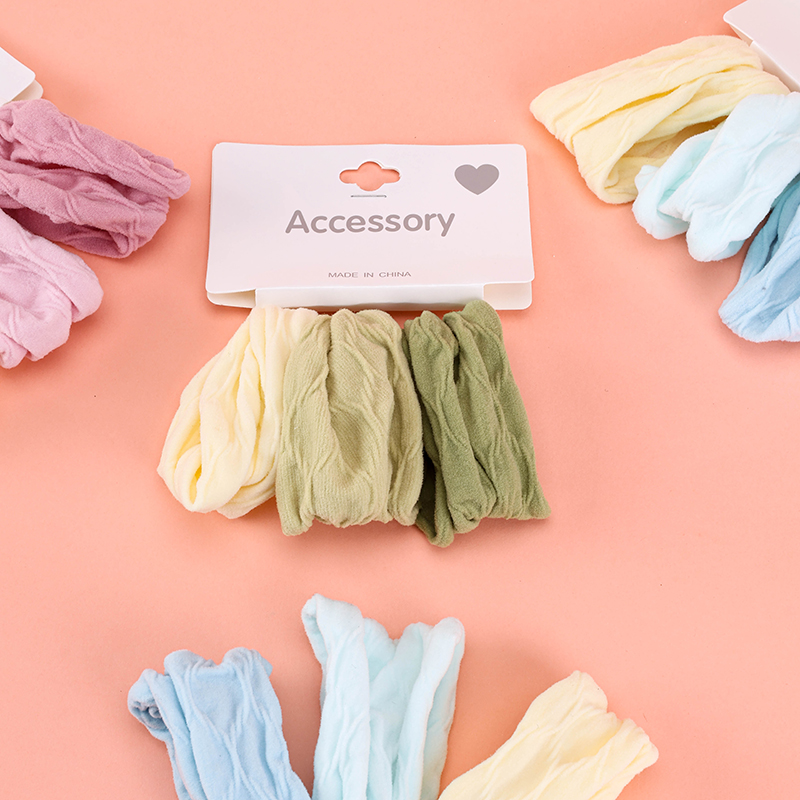 Wavy Color Cotton Hair Bands