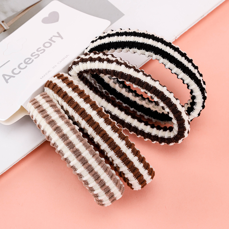 Bamboo Cotton Hair Bands Curry