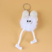 CM棉蝴蝶结吊脚毛球挂件 5