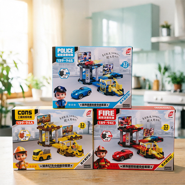 Assorted Track Center Playset