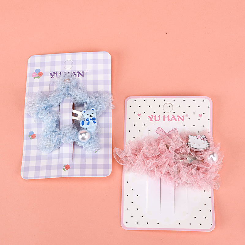 Alloy Pearl Mesh BB Hair Clip 4010200555