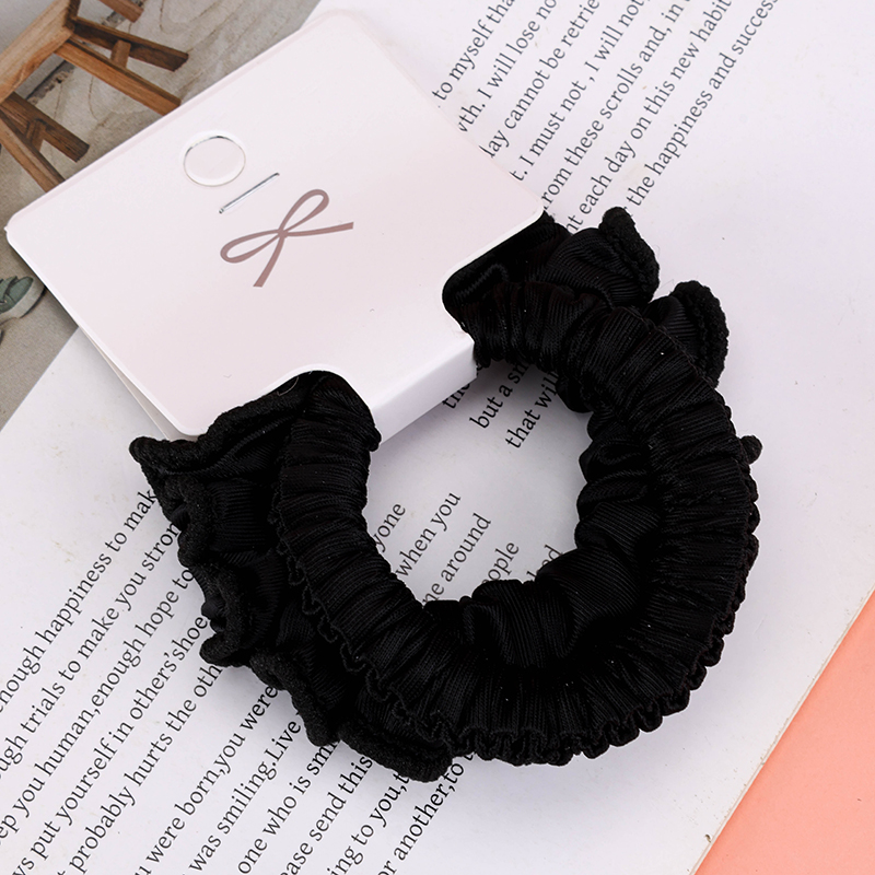 Boxed Satin Simple Lace Hair Scrunchie 4012101997