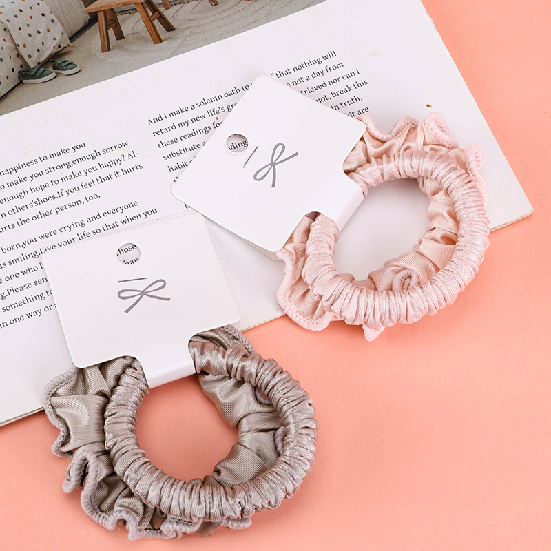 Boxed Satin Simple Lace Hair Scrunchie 4012101997