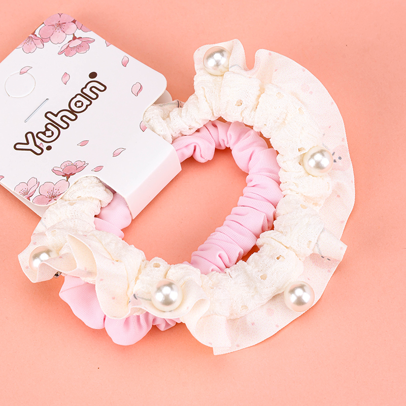 Hollow Bead Scrunchie