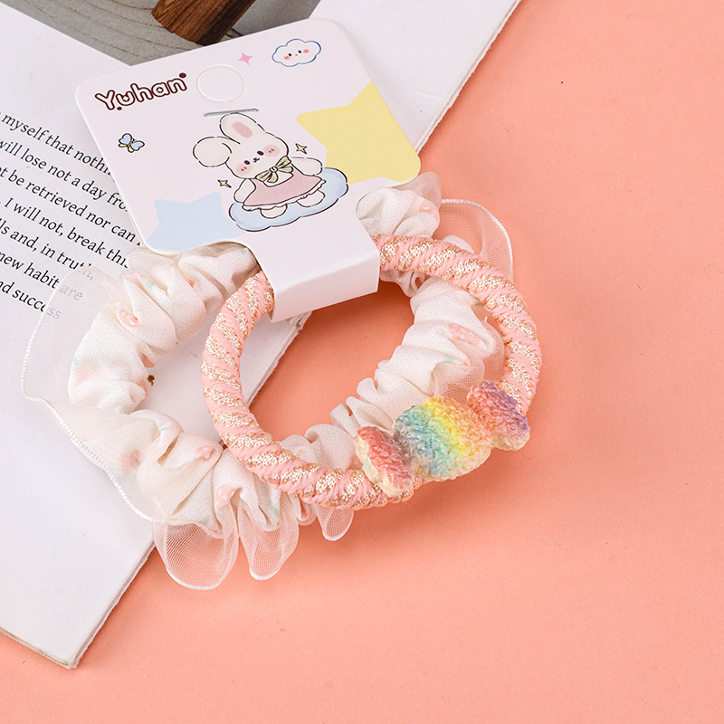 Fabric Hair Tie 30 Card Box