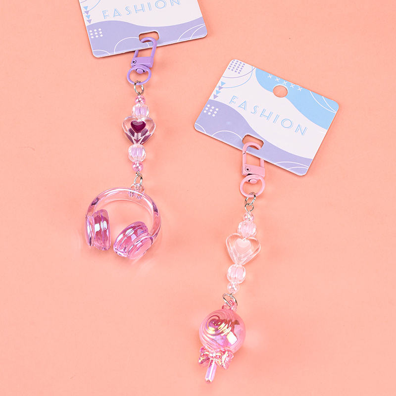 Crystal Heart Series Bag Charm