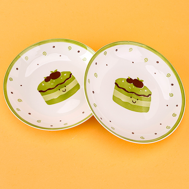 Yongfeng 8-inch Fruit Plate Cake Ceramic Code 1200400606