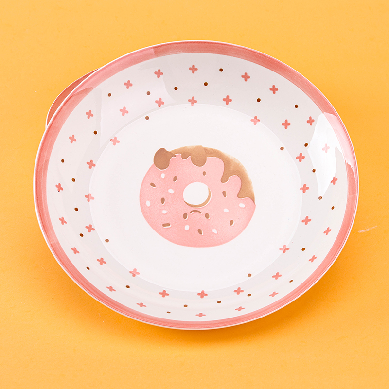 Yongfeng 8-inch Fruit Plate Donut Ceramic Code 1200400607