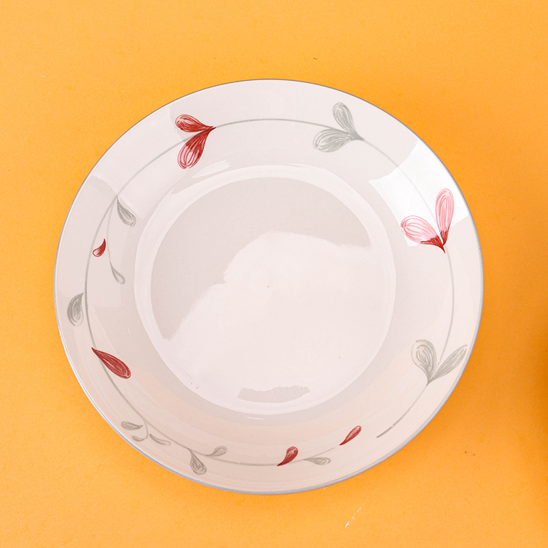 7 Inch Heart Pattern Fruit Plate