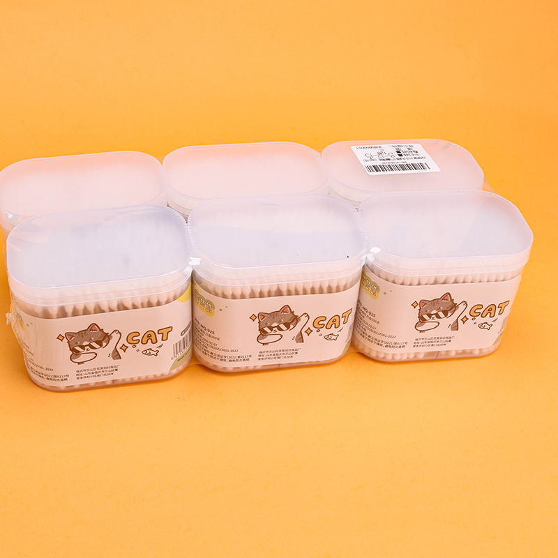 Frosted Square Cotton Swabs 300pcs