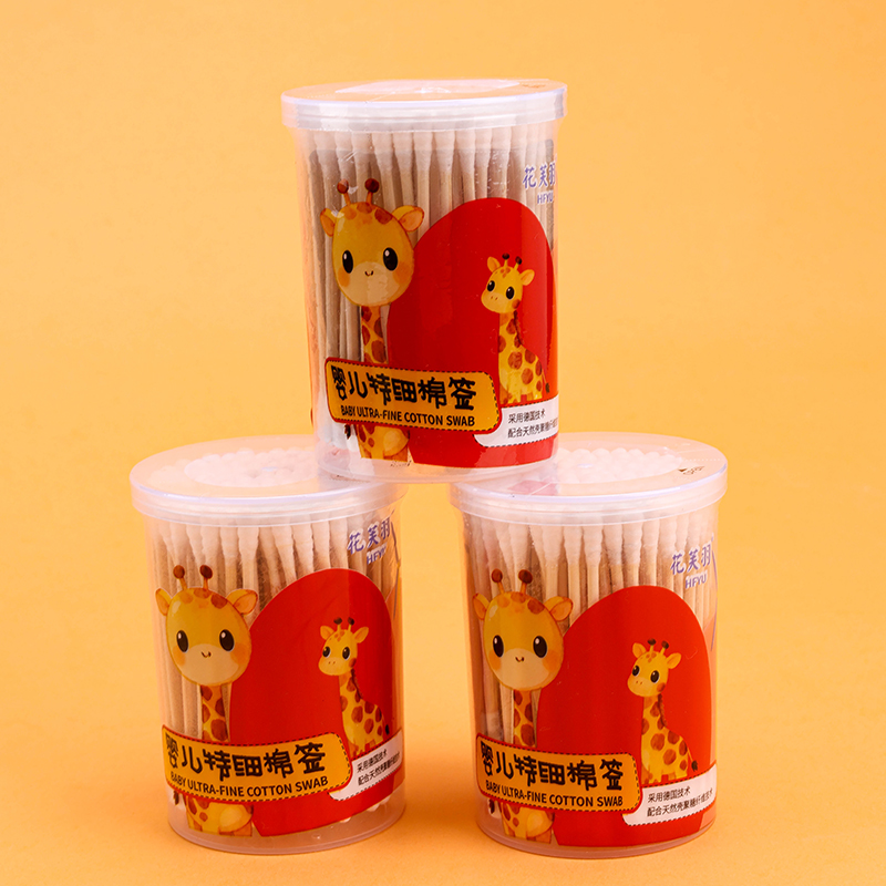 Kids Round Cotton Swabs