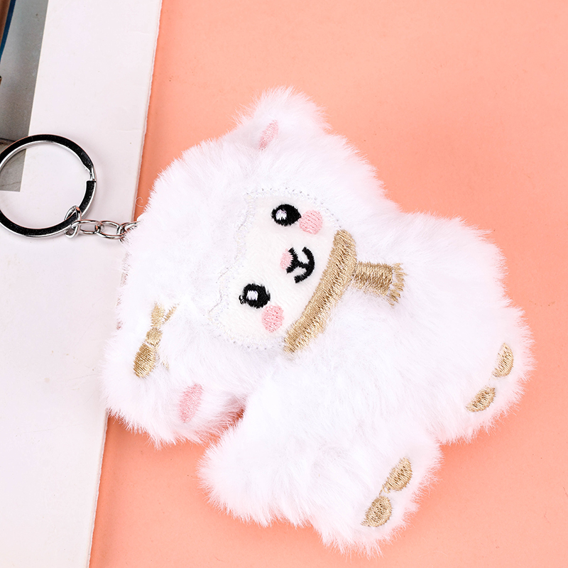 Plush Cartoon Sheep Bag Charm