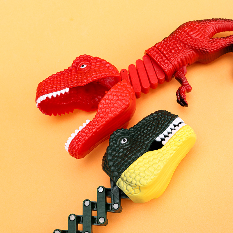 Telescopic dinosaur clip