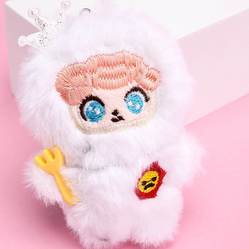 Plush Crown Girl Bag Charm