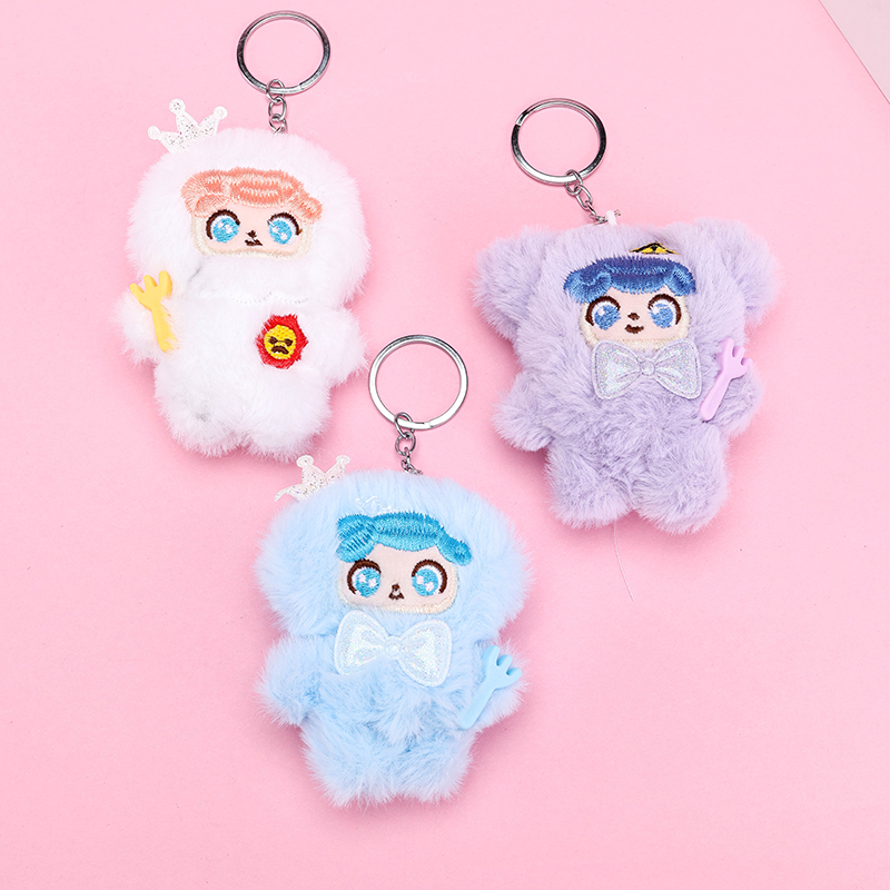 Plush Crown Girl Bag Charm