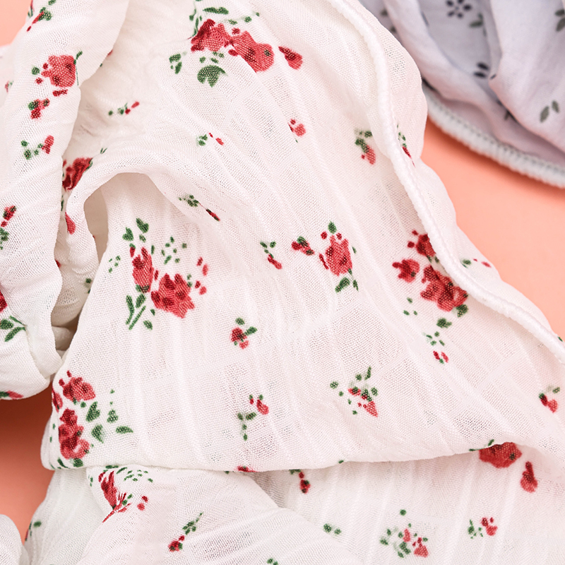 French Floral Hair Tie